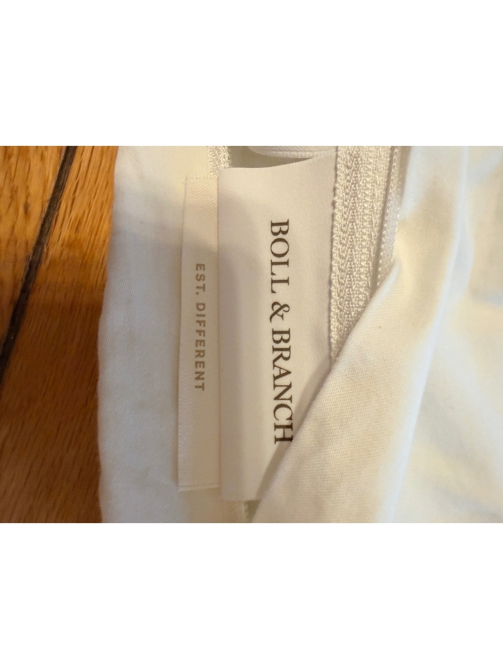 Boll & Branch Organic Cotton Quilted Pillow Shams - Set of 2, White - Picture 5 of 6